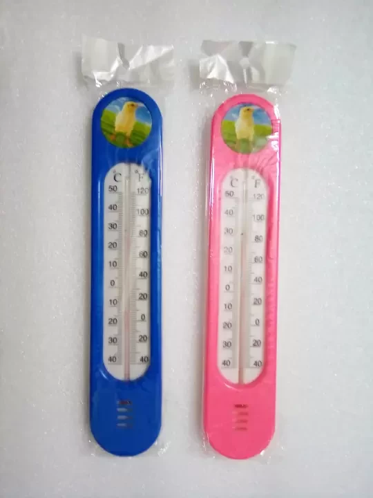 1Pc Wall Hang Thermometer Indoor Outdoor Garden House Garage Office Room  Hung Logger